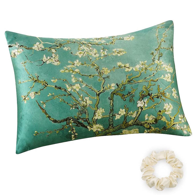 ALASKA BEAR Luxury Silk Pillowcase for Beauty Sleep, Genuine 22 Momme Mulberry Silk Charmeuse Satin Pillow Case Slip for Hair and Skin Face Wellness King Size (1pc, Gift Box) - Image 1